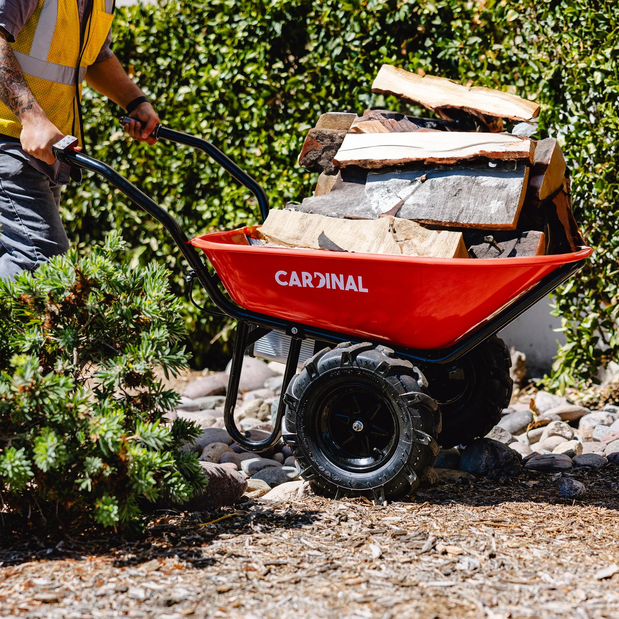 PRE ORDER: Electric Utility Cart 40V Battery-Powered Wheelbarrow 570-lb. Bucket Capacity - Image 10