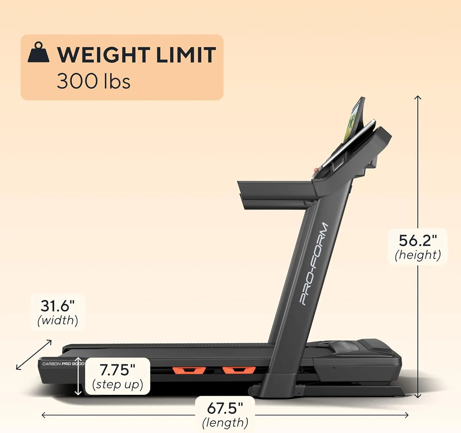ProForm Carbon TLS Treadmill - Image 6
