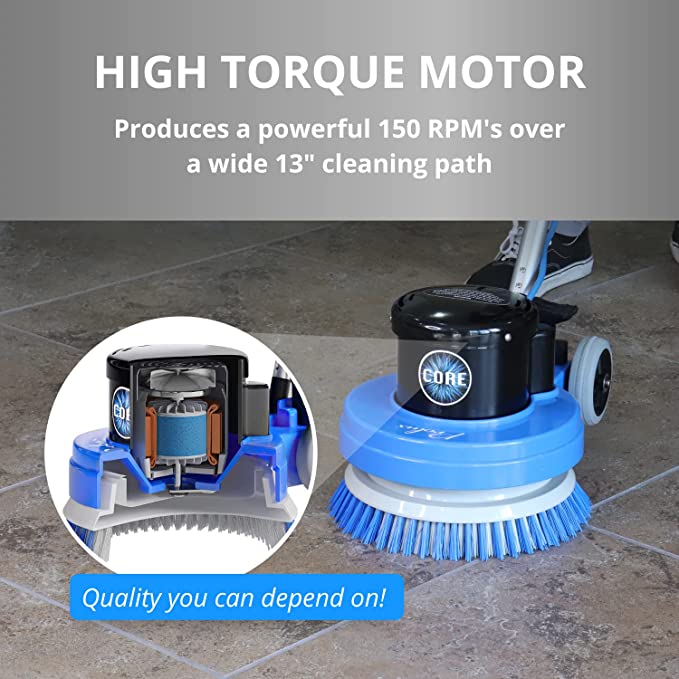 Prolux Core 13" Heavy Duty Commercial Polisher Floor Buffer Machine Scrubber and 5 Pads - Image 4