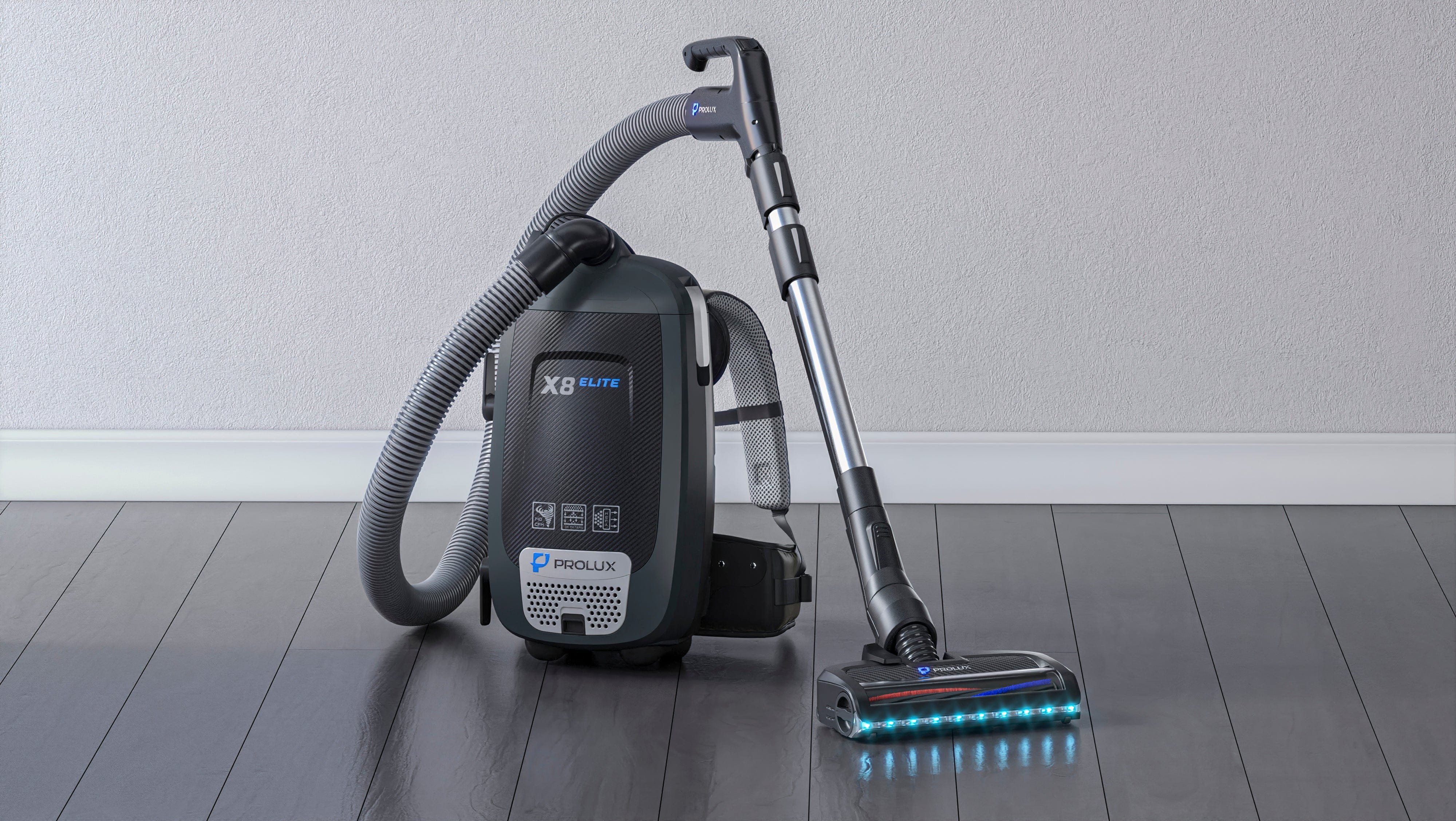Prolux PLCX8E Backpack Vacuum Canister w/ Electric Powerhead Kit - Image 3