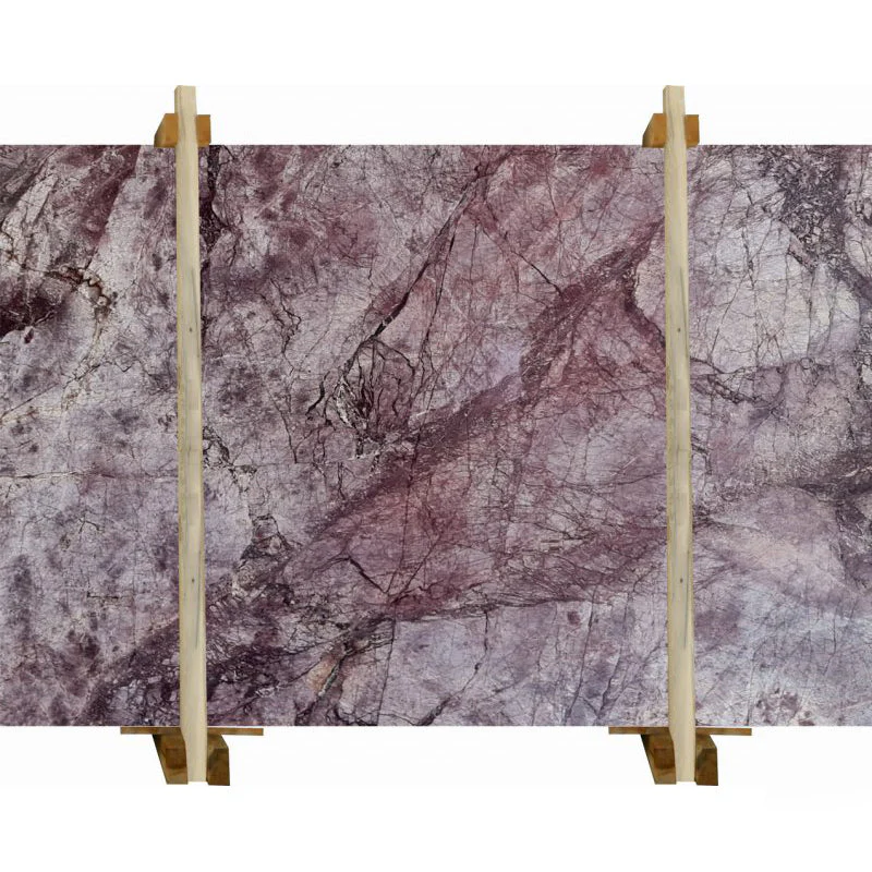 Purple Lilac Bookmatching Marble Slabs Polished - Livfloors Collection - Image 3