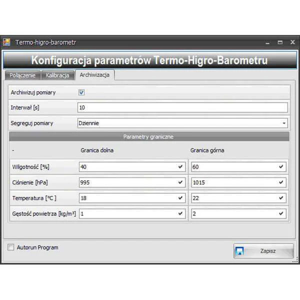 Radwag THB-R Ambient Conditions Monitoring Software with Warranty - Image 2