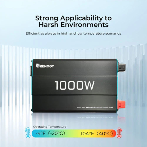 Renogy 1000W Pure sinusoidal inverter, 120Vac - Image 6