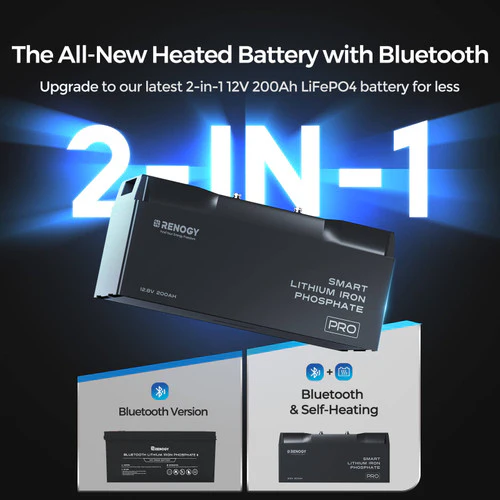 RENOGY (12.8V 200Ah pro series) smart lithium batteries with BT and self-heating function - Image 5