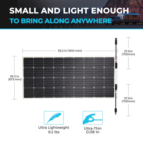Renogy 175W Flexible Solar Panel - Image 3