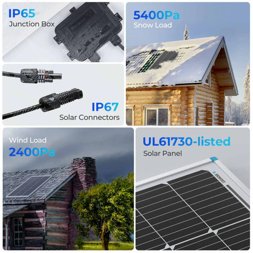 Renogy 200 Watt 12 Volt Solar Premium Kit - Image 3