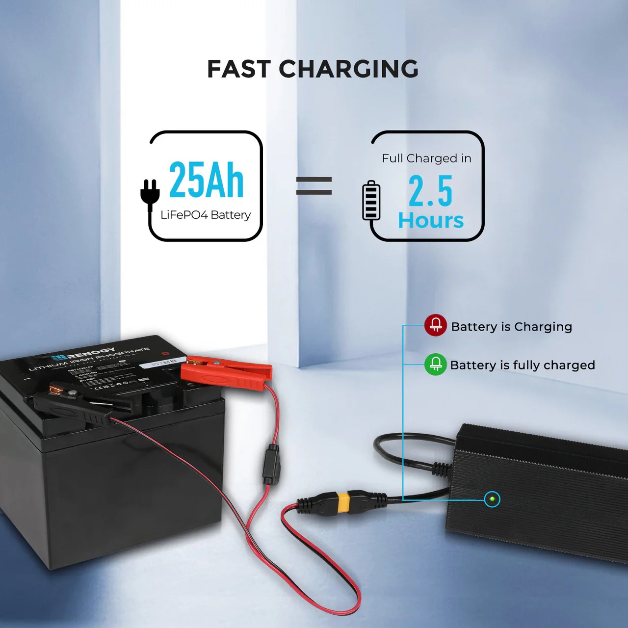 Renogy 24V 10 AC to DC Lithium battery charger - Image 4