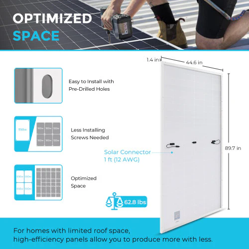 Renogy 550W Rigid Solar Panel(2 pcs) - Image 7