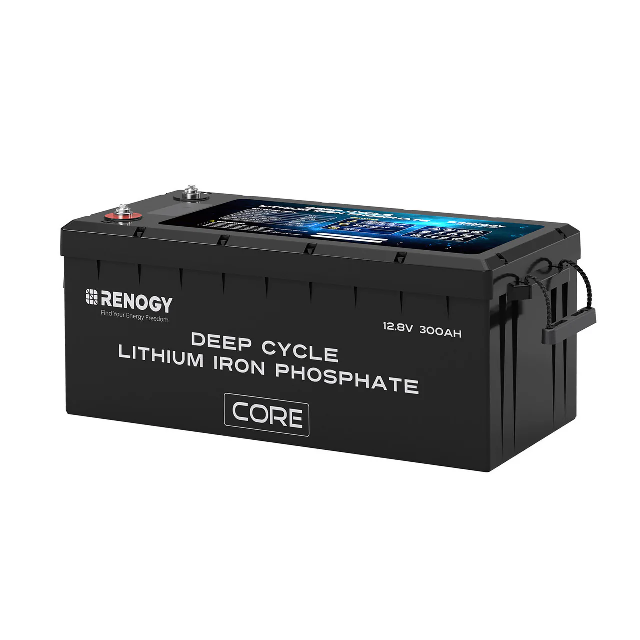 Renogy Deep Cycle 12V 300Ah Core lithium battery with self-heating function