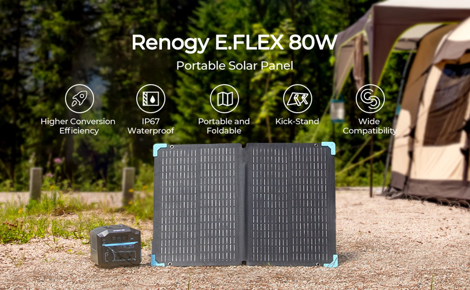 Renogy E.FLEX 80W PORTABLE SOLAR PANEL - Image 4