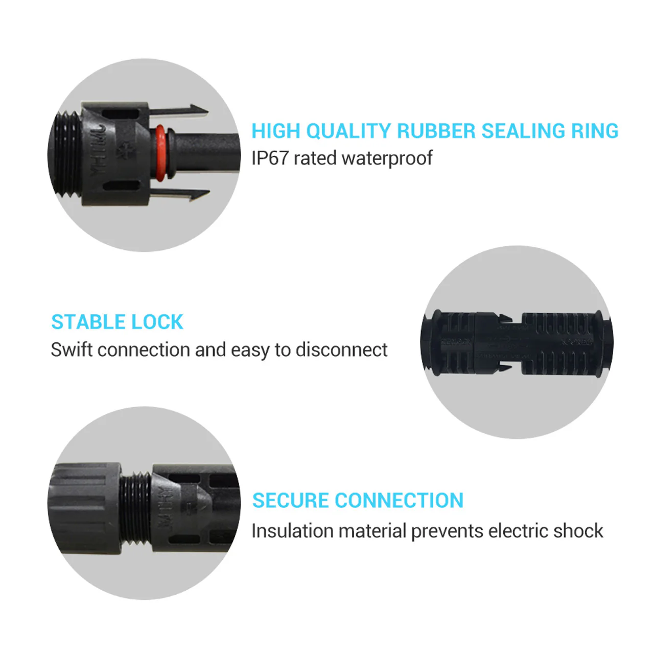 Renogy RNG-EXTCB-20FT-12 - Solar Panel Extension Cable with MC4 Male to Female Connectors (20Ft 12AWG) - Image 4