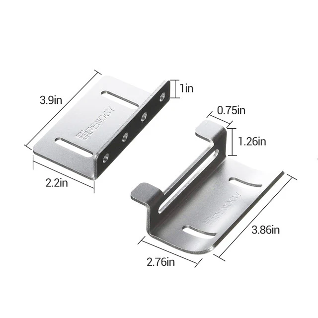 Renogy RNG-MTS-ACB - Solar Panel Mounting Curved Z Bracket - Set of 4 - Image 3
