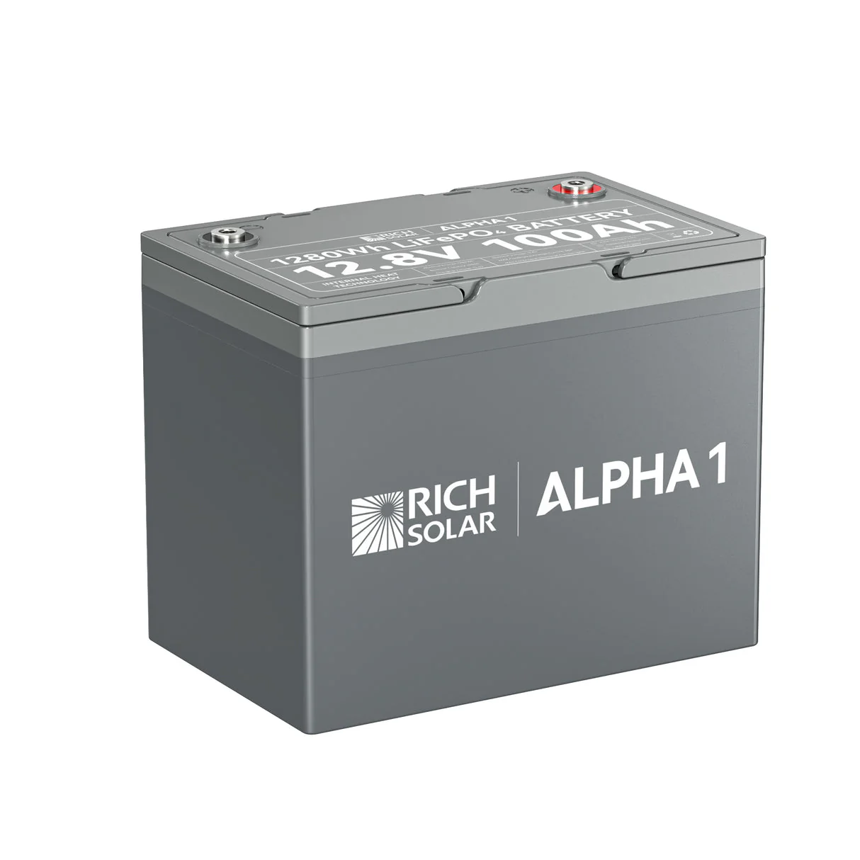 Rich Solar ALPHA 1 | 12V 100Ah LiFePO4 Battery