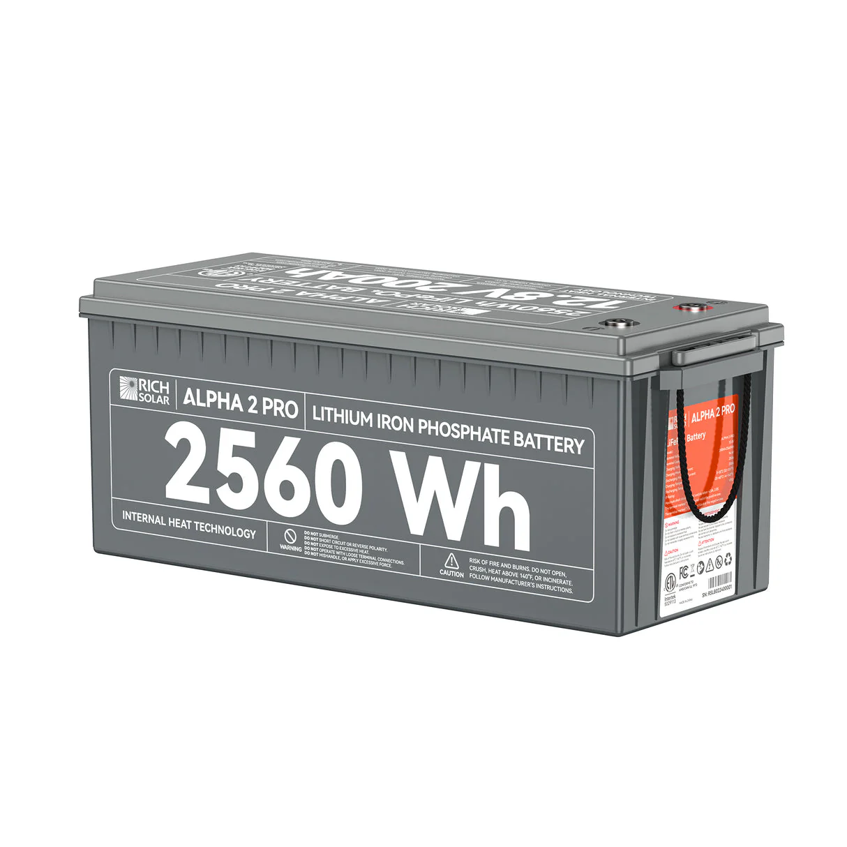 Rich Solar ALPHA 2 PRO | 12V 200Ah LiFePO4 Battery - Image 7
