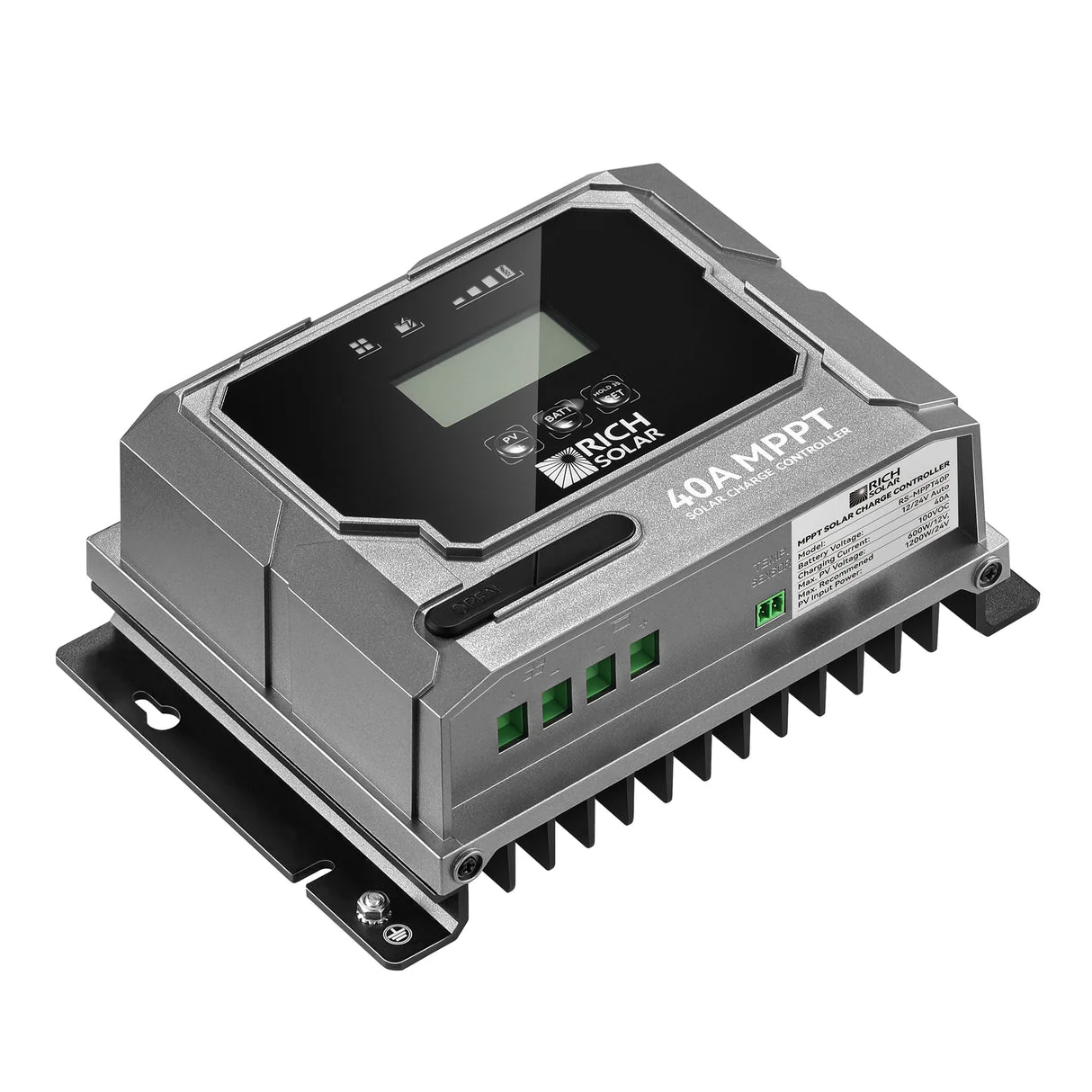 Rich Solar BRAVO 40 | 40 Amp MPPT Solar Charge Controller - Image 2