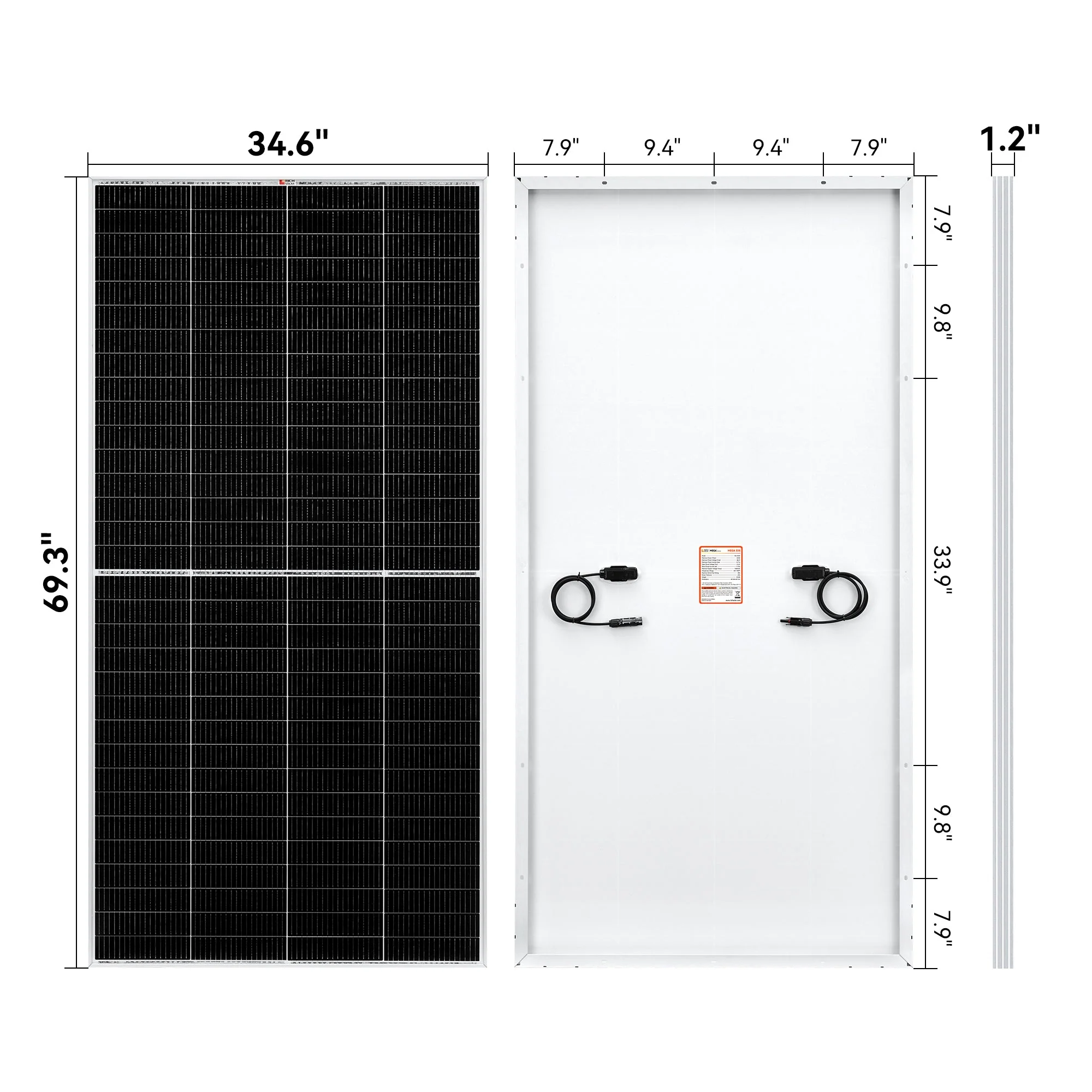 Rich Solar MEGA 335 - 335 Watt Solar Panel - Image 2