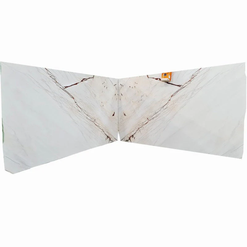 Rosso Venato White Bookmatching Marble Slabs Polished - Livfloors Collection - Image 3