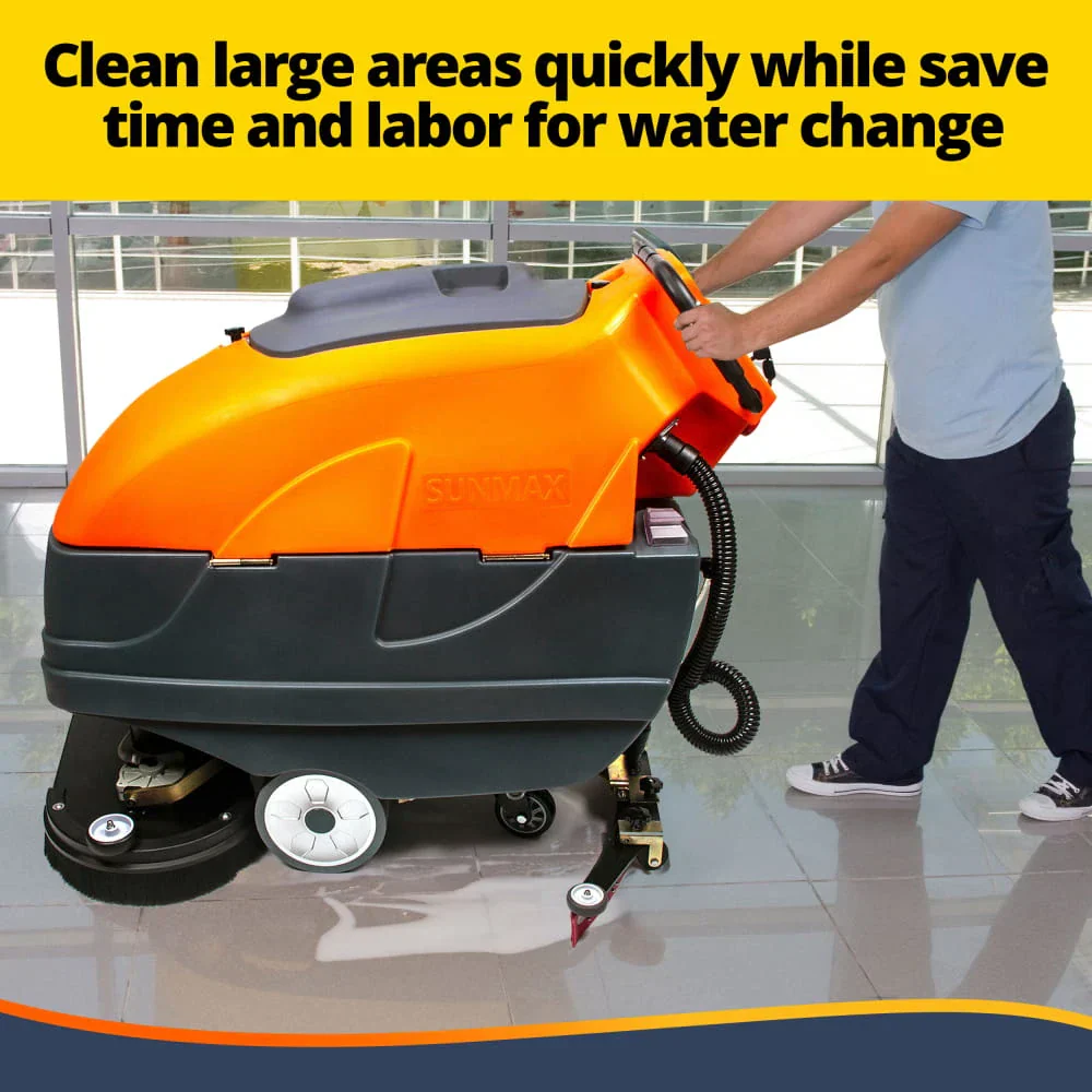 RT120 34" Self-Propelled Floor Scrubber Machine, 33-gal Tank, 75,000 sqft/h - Image 2