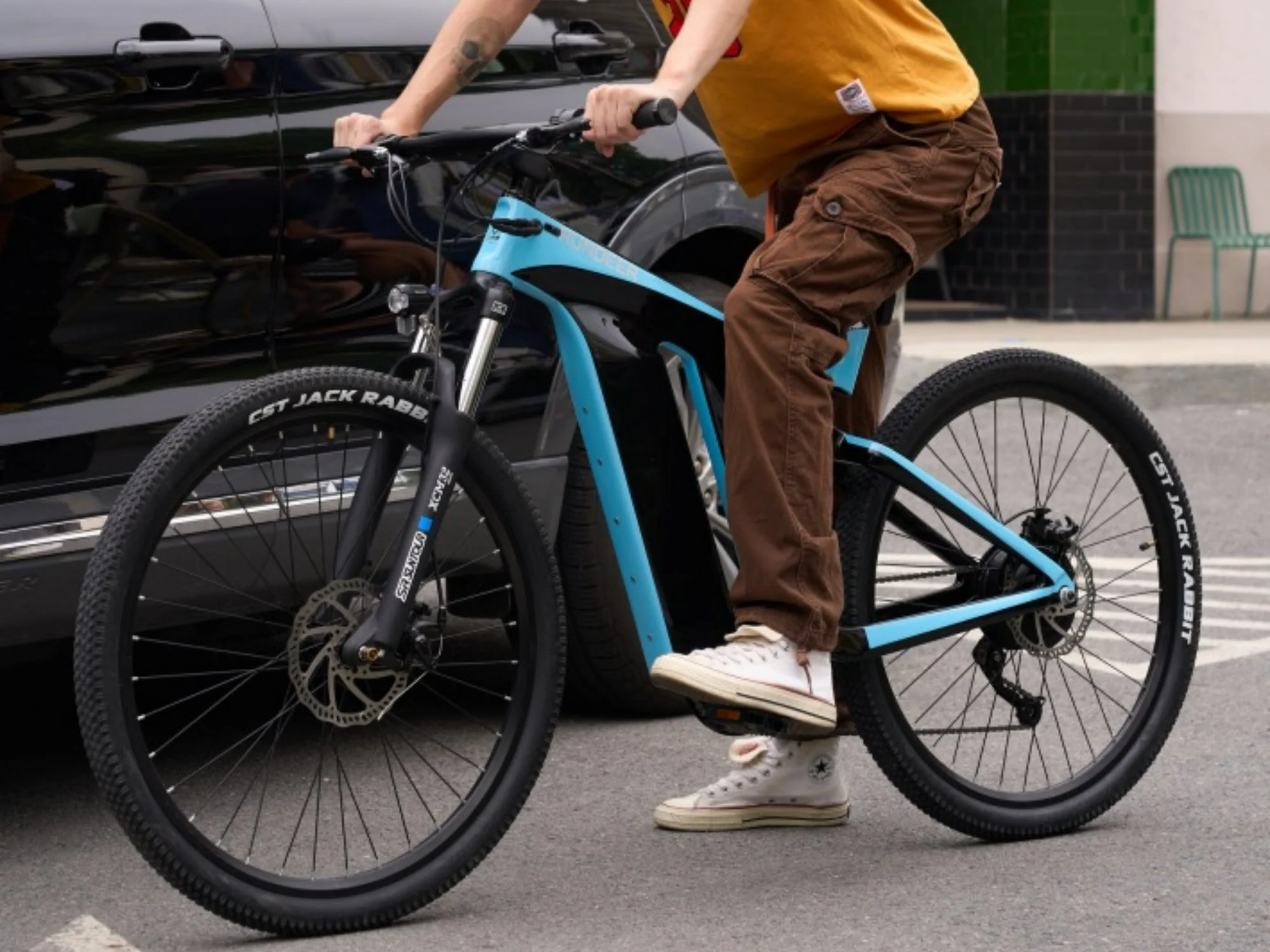 Rundeer Starry Sky UD Carbon Fiber Electric Bike - Image 5