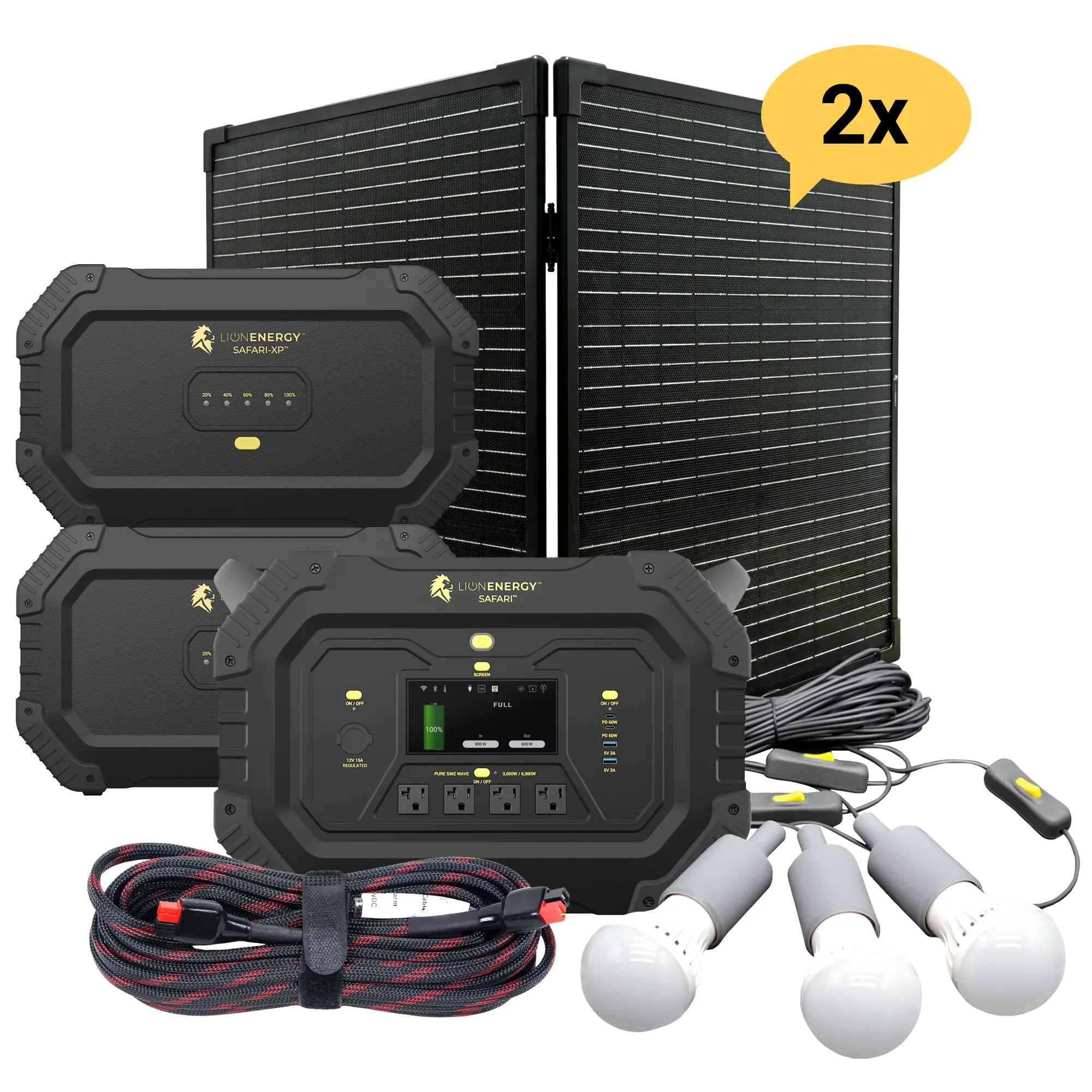 Safari+2 XPs - Portable Power Station Bundle (3,000W, 6,988Wh, LiFePO4) - Image 10