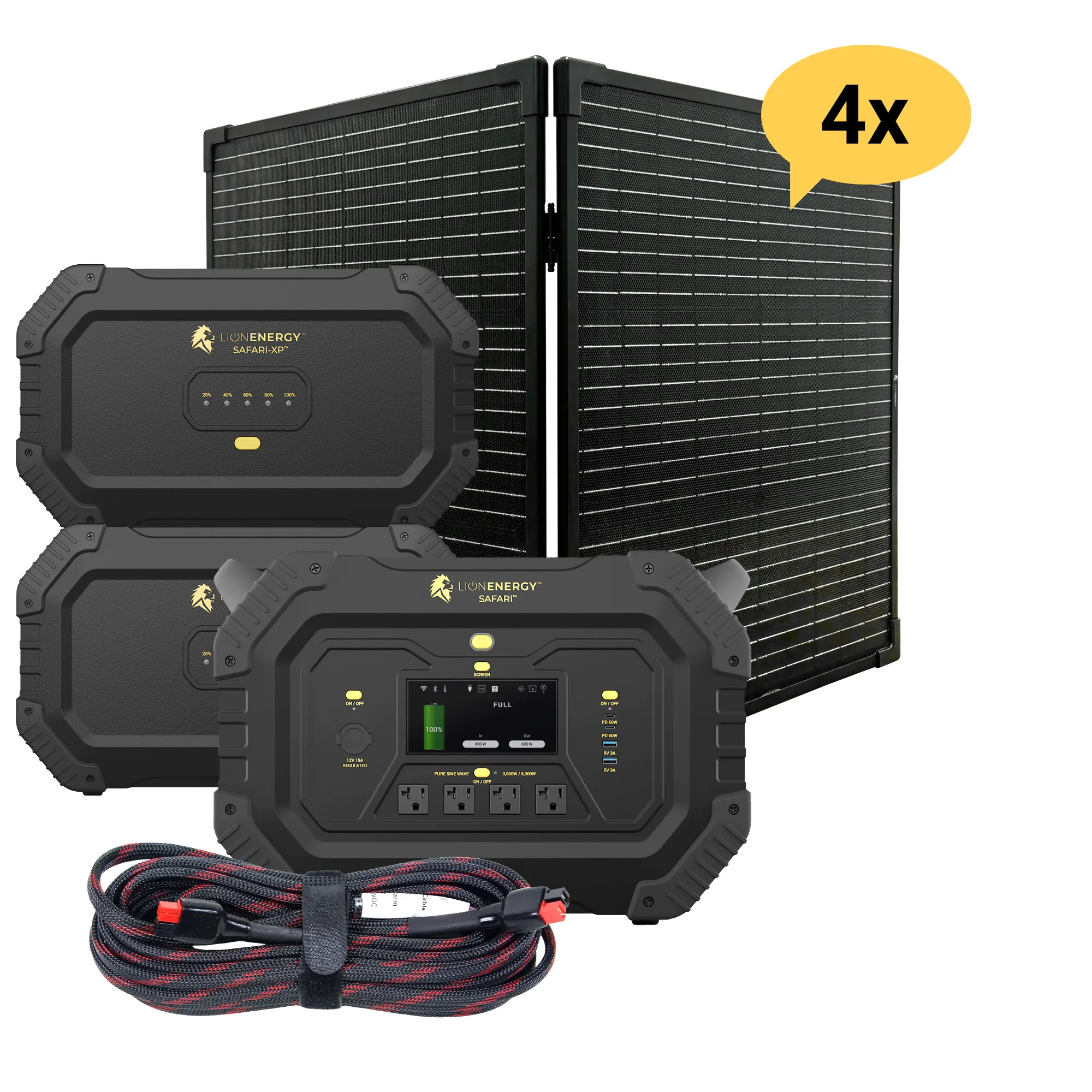 Safari+2 XPs - Portable Power Station Bundle (3,000W, 6,988Wh, LiFePO4) - Image 17