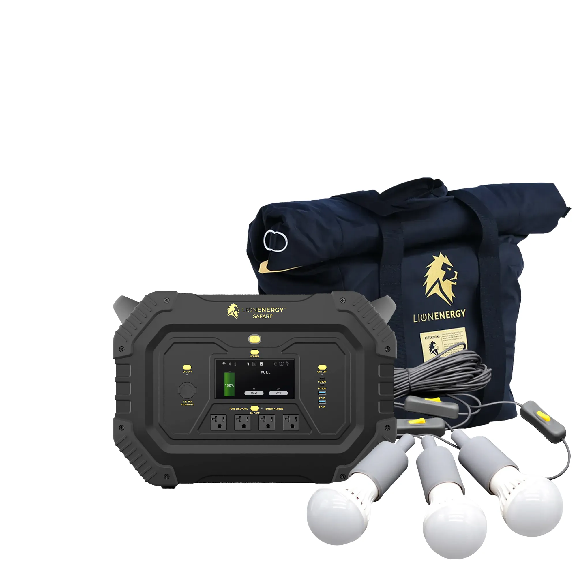 Safari - Portable Power Station Bundle (3,000W, 1,612Wh, LiFePO4) - Image 5