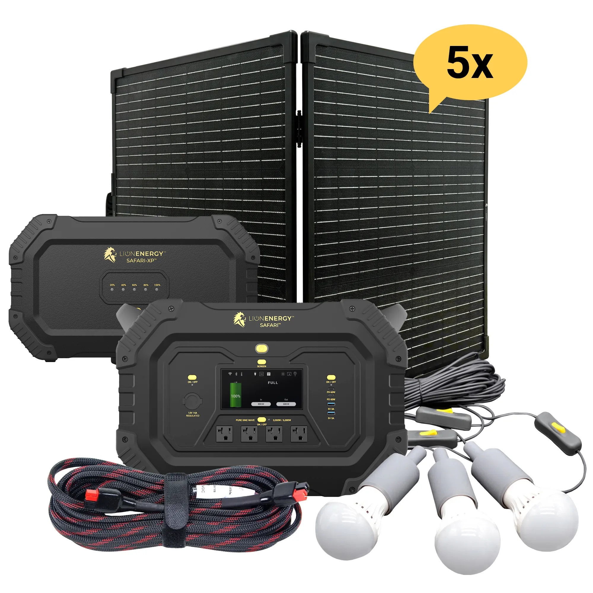 Safari+XP - Portable Power Station Bundle (3,000W, 4,300Wh, LiFePO4) - Image 17