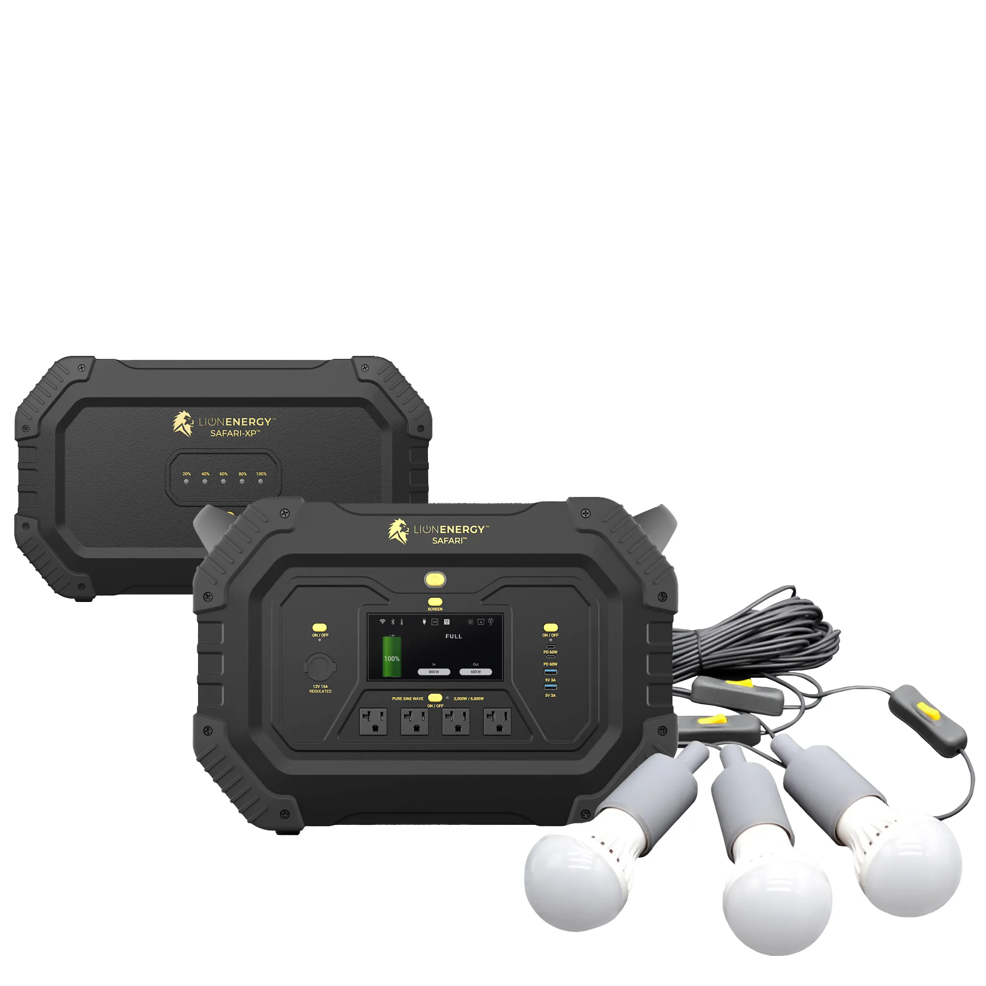 Safari+XP - Portable Power Station Bundle (3,000W, 4,300Wh, LiFePO4) - Image 2