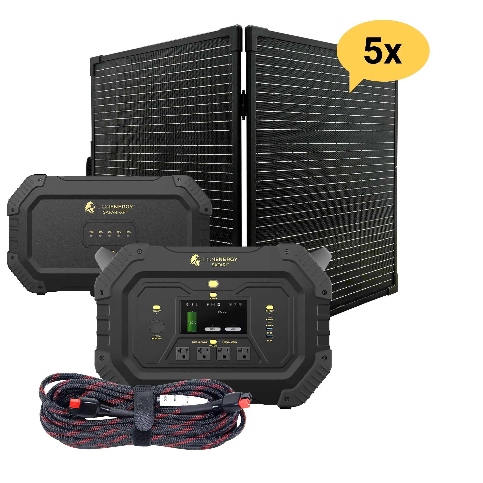 Safari+XP - Portable Power Station Bundle (3,000W, 4,300Wh, LiFePO4) - Image 29