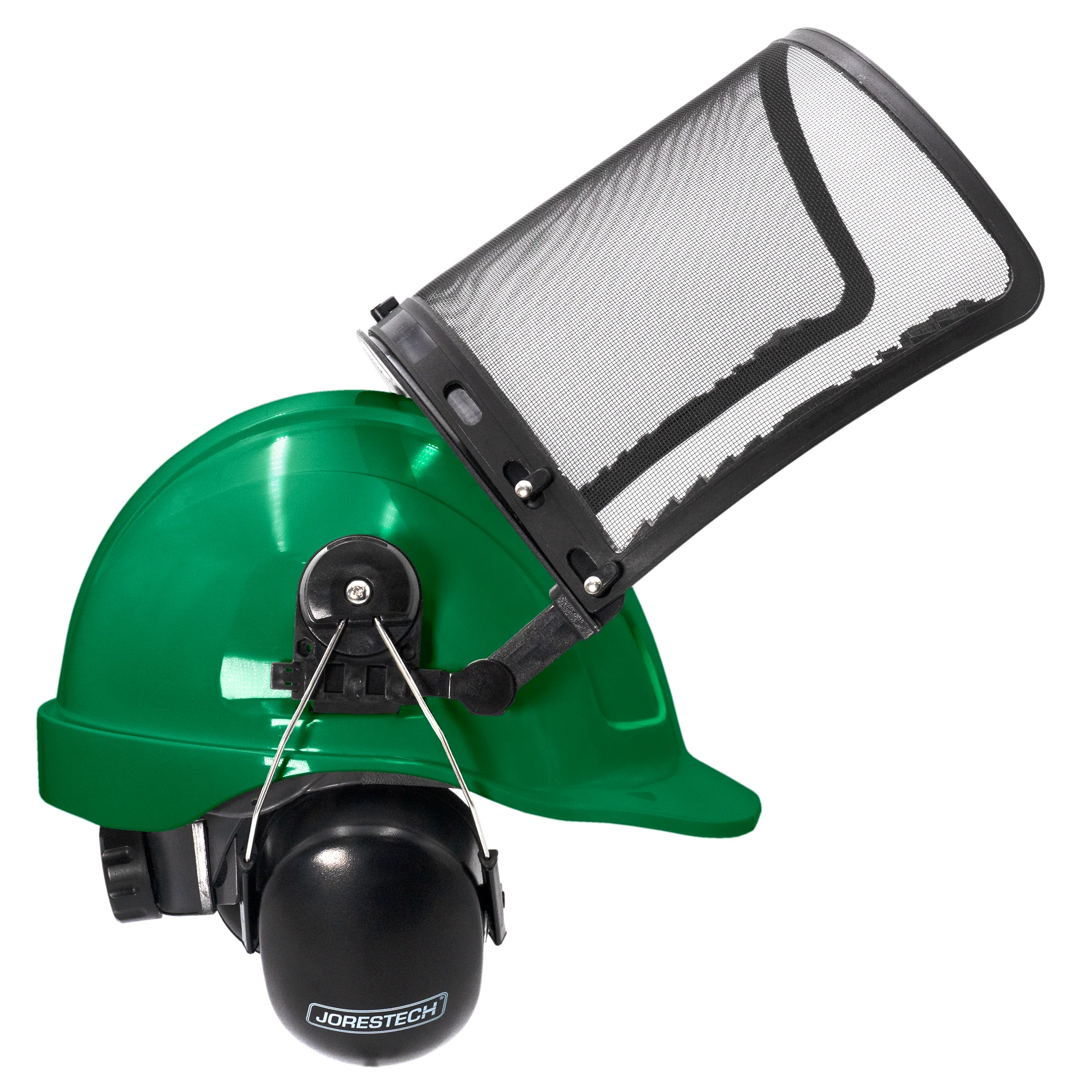 Safety Cap-Style Helmet Kit with Iron Mesh Face Shield and Earmuffs - Image 18
