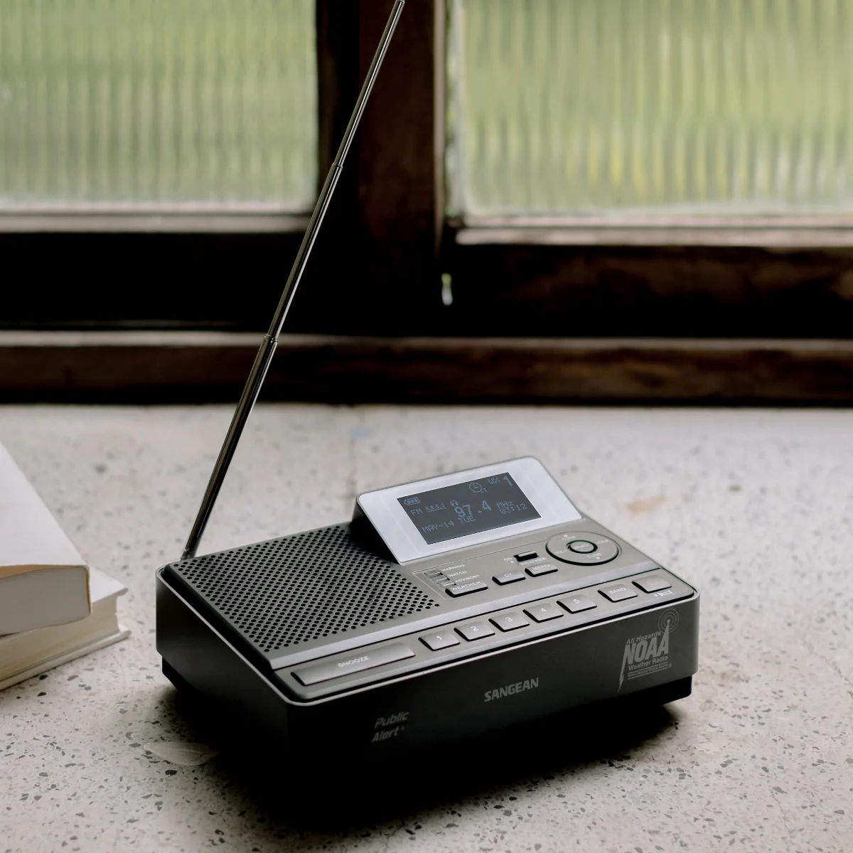Sangean CL-100 NOAA, S.A.M.E and Public Alert Certified Weather Alert Table-Top Radio with AM/FM-RBDS, and EEPROM Back Up for Preset Stations - Image 4