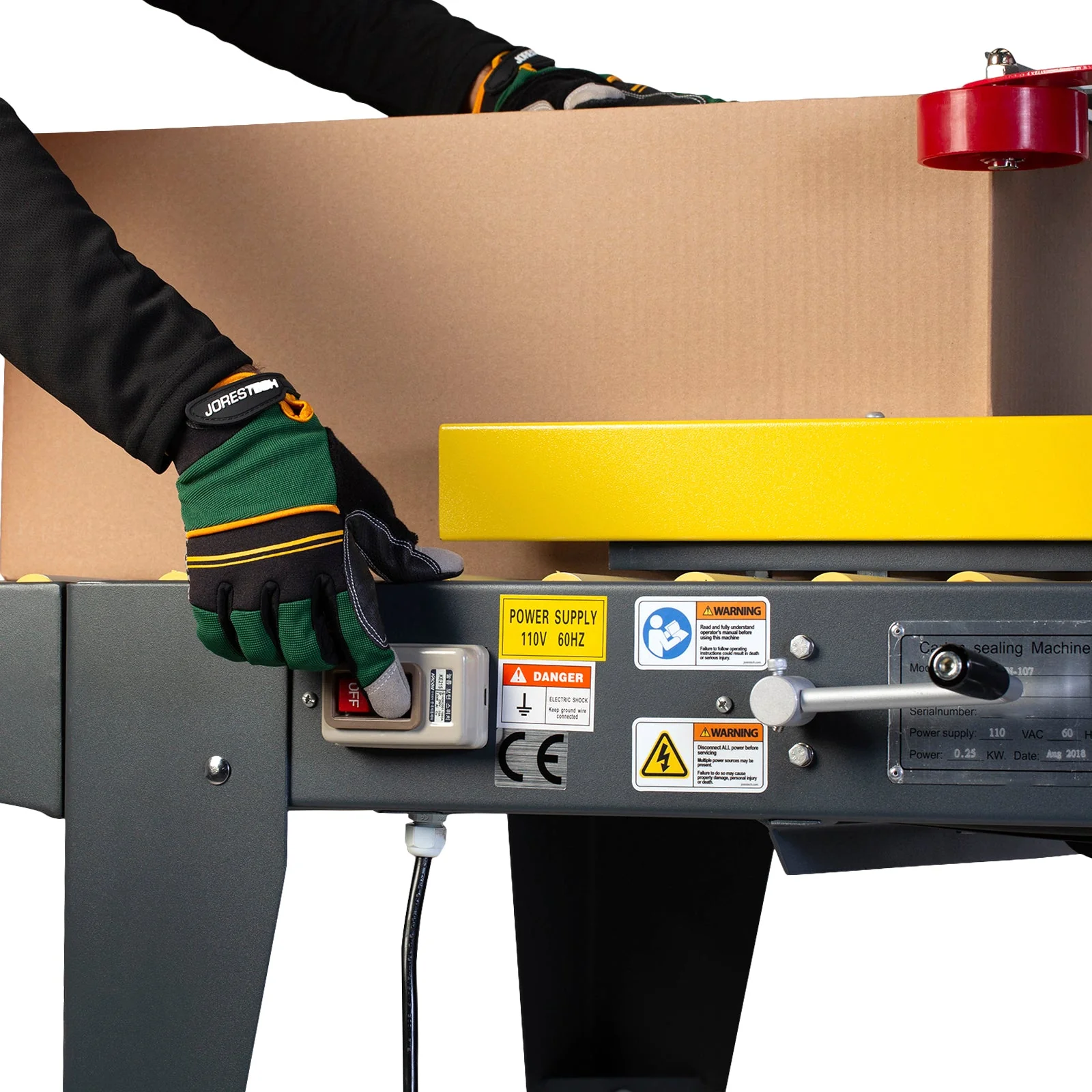 Semi-Automatic Case Sealer Machine with Side Traction - Image 7