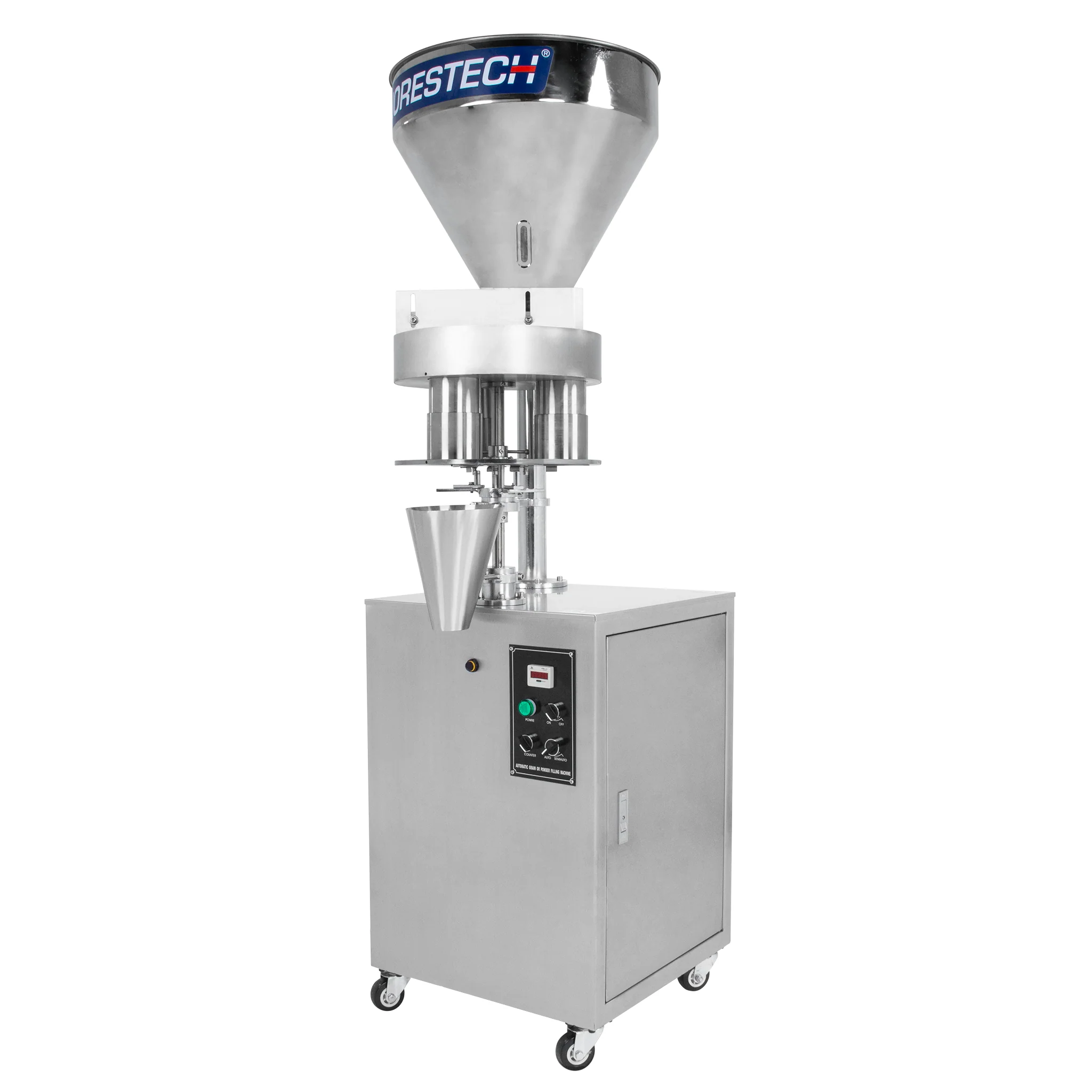 Semi-Automatic Volumetric Filler for Free-Flowing Products – 2000 ml