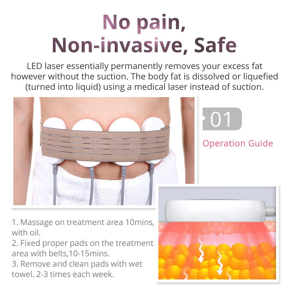 Shape Tactics - 10 Pad 5mw 635-650nm Laser Lipo Therapy - Image 9