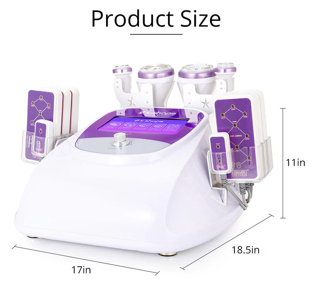 Shape Tactics 5-in-1 30K Cavitation S Shape Machine with 160MW Lipo Laser - Image 9
