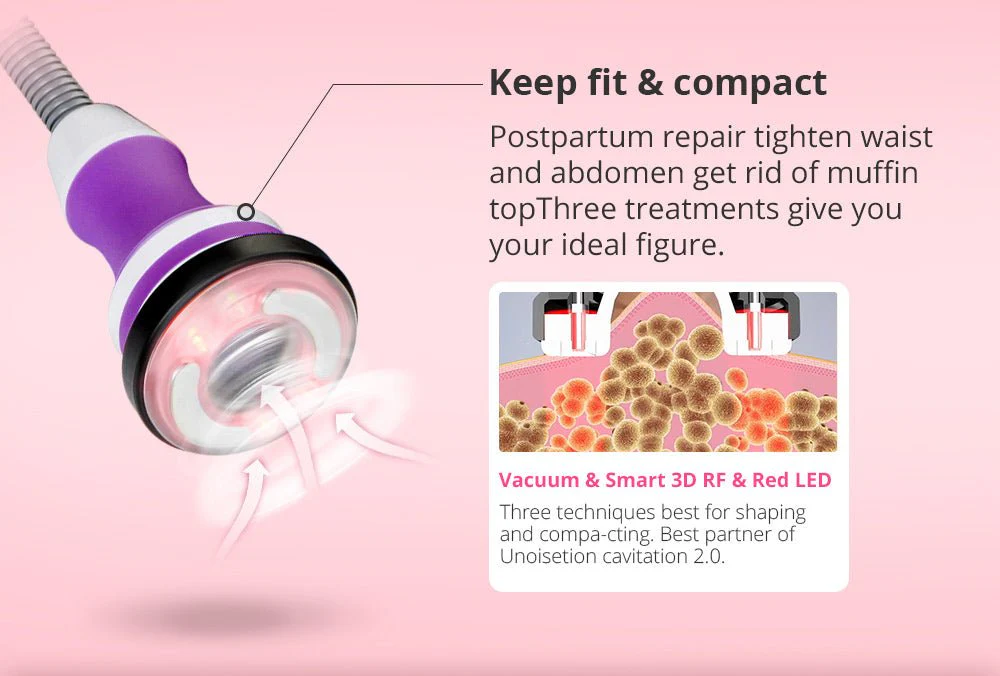 Shape Tactics - 9-in-1 Uniosetion Cavitation RF Vacuum Bio Photon Lipo Machine - Image 9