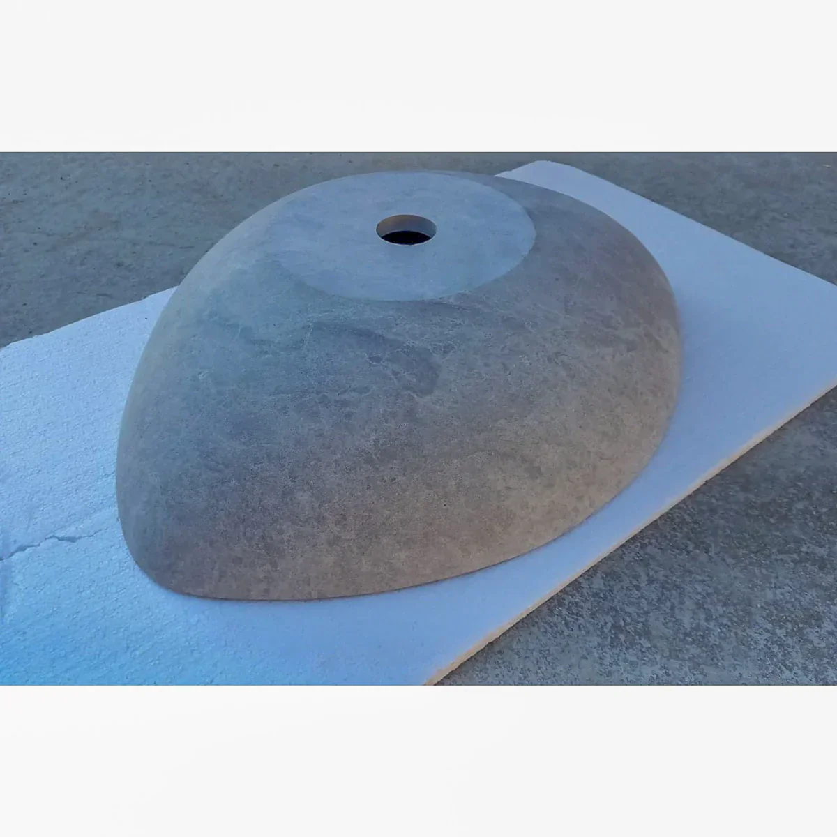 Sirius Gray Marble Above Vanity Designer Bathroom Designer Sink Honed (W)22" (D)18" (H)5.5" - Image 4
