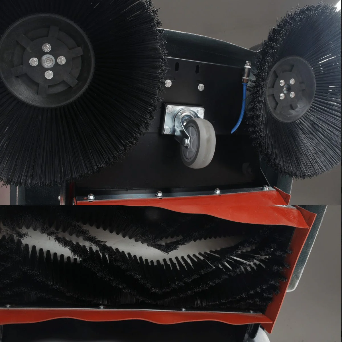 SM1050A 41" Battery Powered Walk-behind Floor Sweeper, Triple Brushes - Image 4