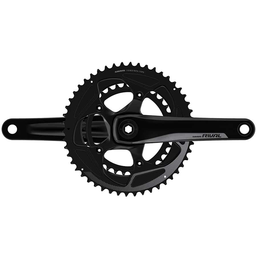 sram rival 22 crankset 11-speed 110 bcd gxp spindle interface - Image 2