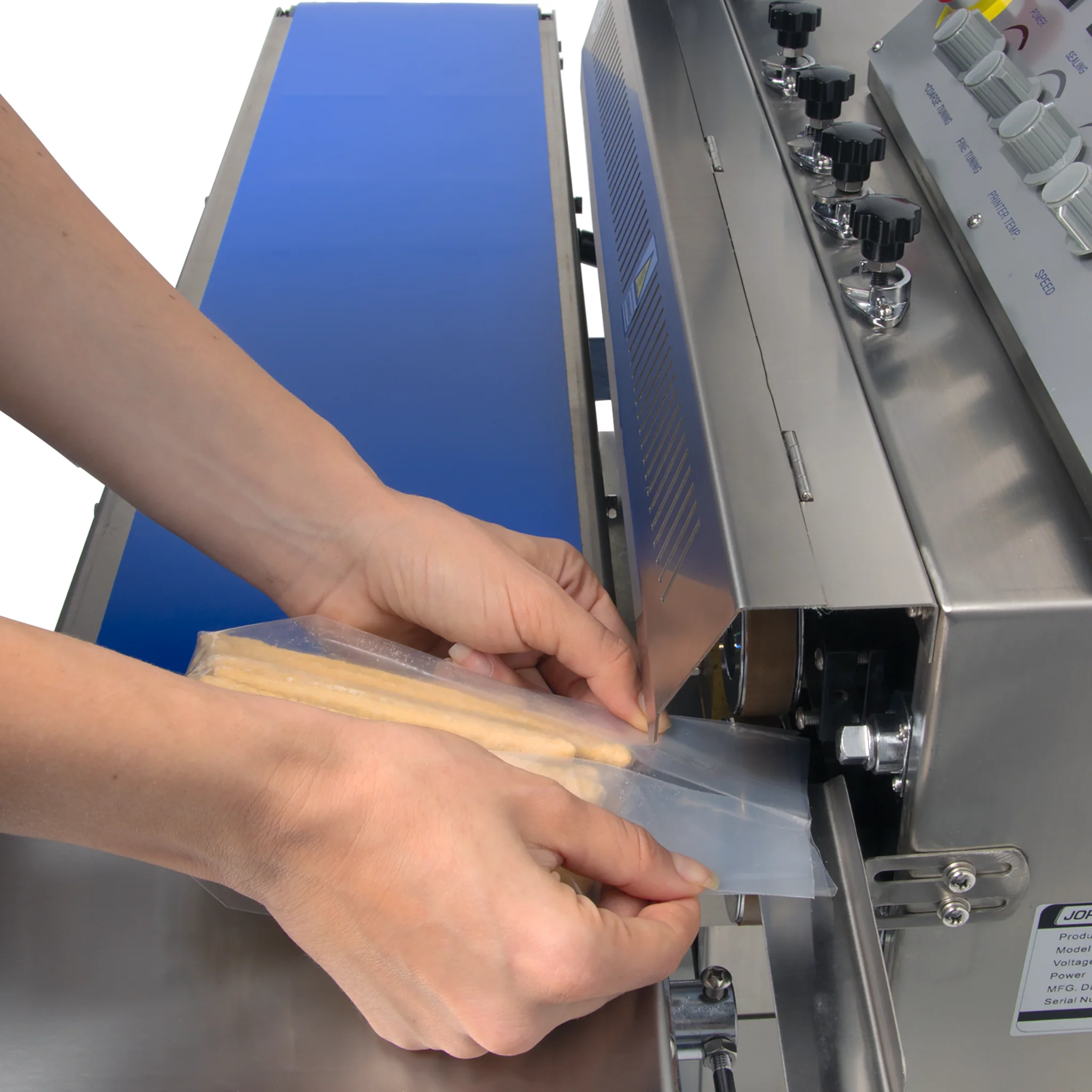 Stainless Steel Digital Horizontal Continuous Band Sealer 1000I with Coder - Image 6