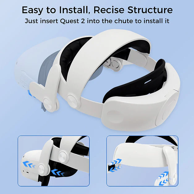 Sungale Head Strap for Oculus Quest 2 with Adjustable Elite Strap Replacement - Image 2
