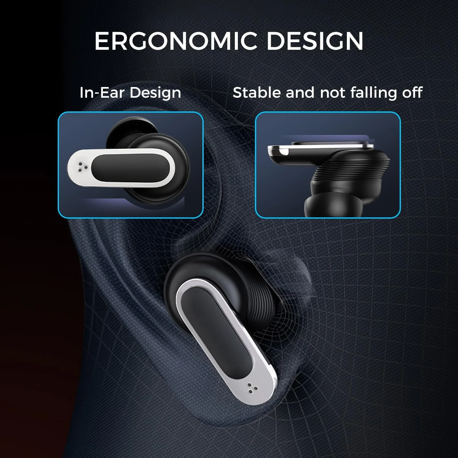 Sungale Wireless Earbuds with LCD Full-color Touch Screen - Image 3