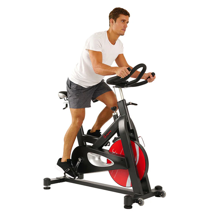 Sunny Health & Fitness Evolution Pro Magnetic Belt Drive Indoor Cycling Bike SF-B1714 - Image 2