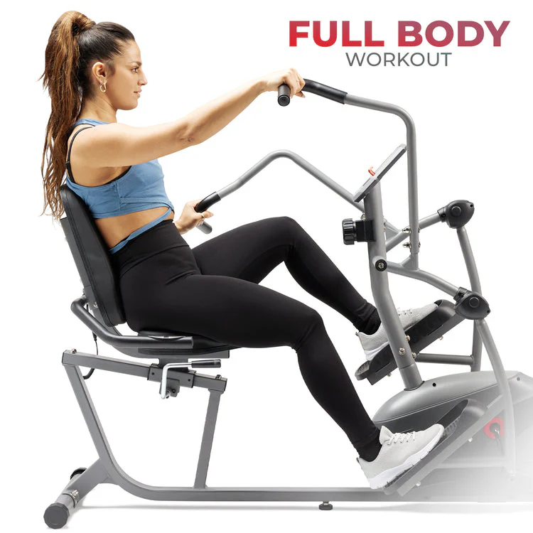 Sunny Health & Fitness Performance Interactive Series Recumbent Elliptical SF-RBE420035 - Image 3