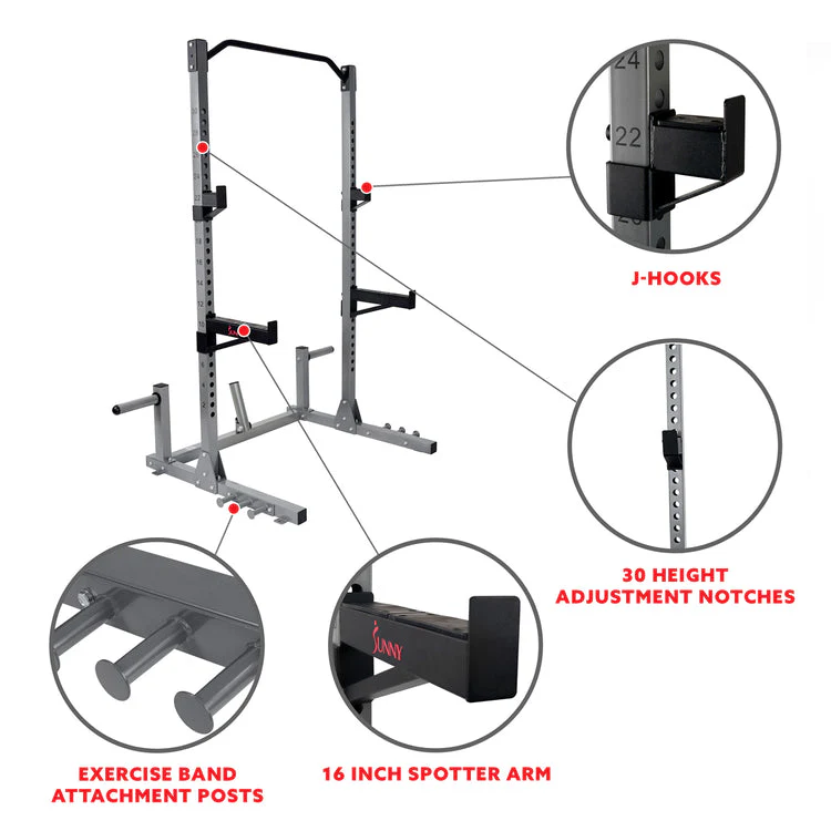 Sunny Health & Fitness Power Rack - SF-BH6802 - Image 5