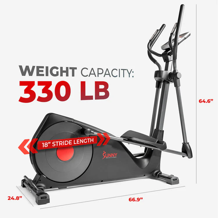 Sunny Health & Fitness Pre-Programmed Elliptical Trainer - SF-E320001 - Image 4