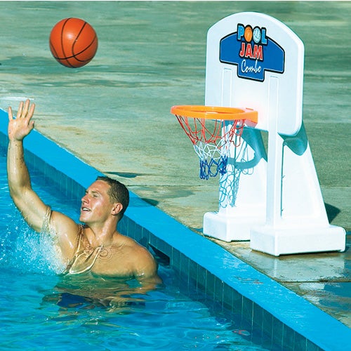 Swimline Pool Jam Combo Inground Volleyball/Basketball Game - Image 2