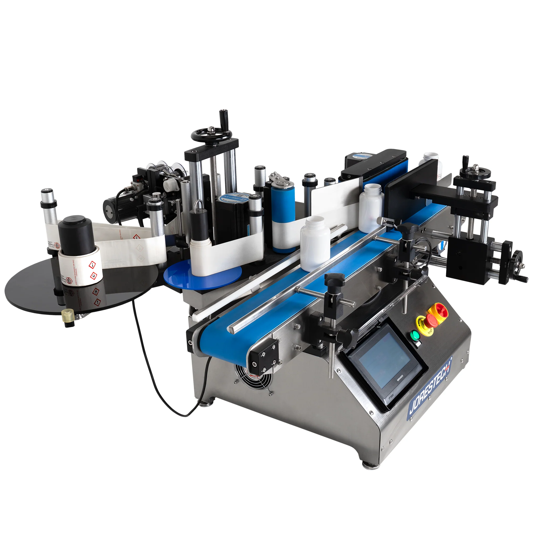 Table Top Automatic Label Applicator with Coder for Round Containers - Image 3