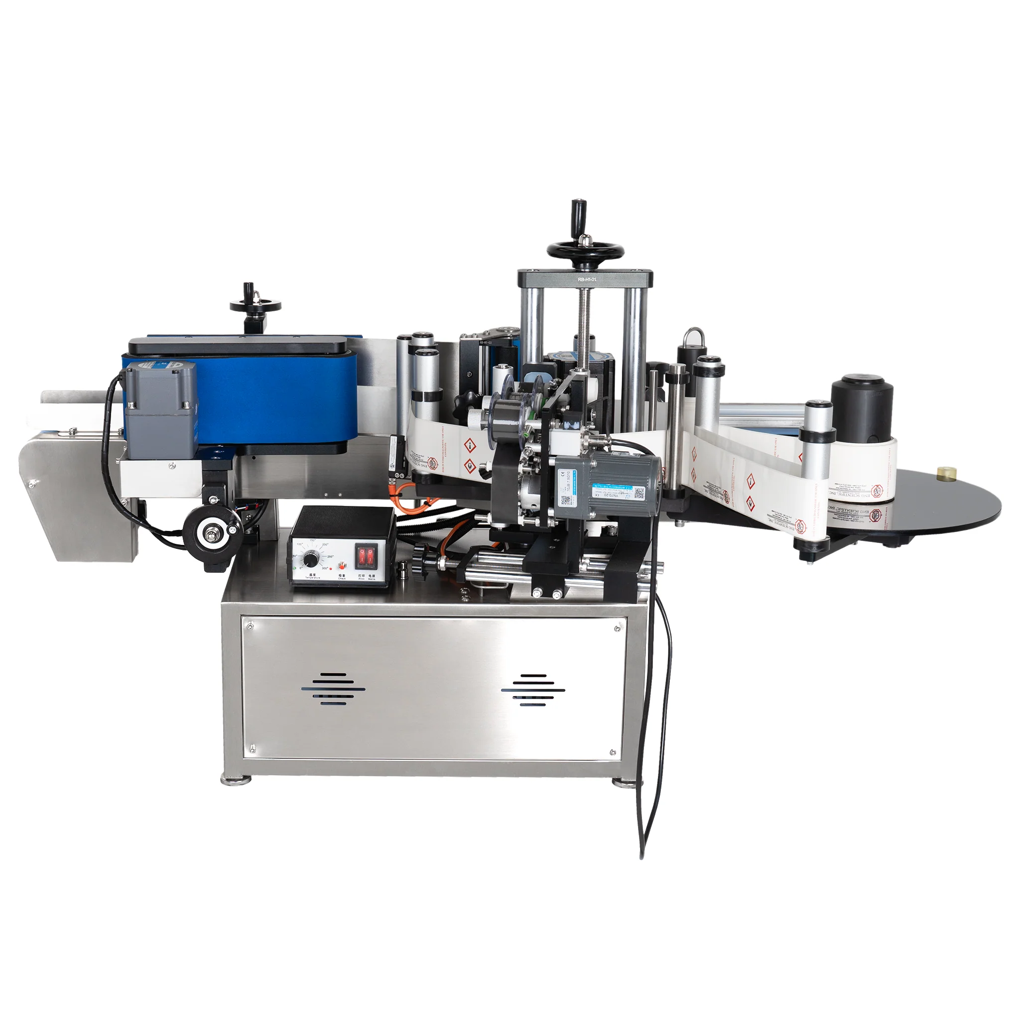 Table Top Automatic Label Applicator with Coder for Round Containers - Image 9