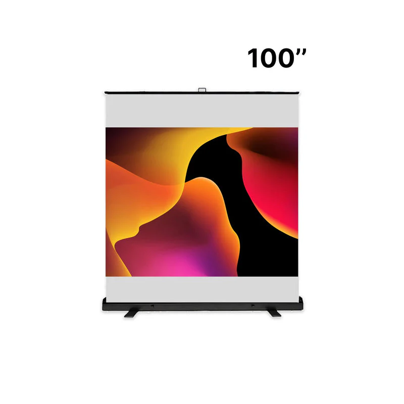 the MUBU Alpha Portable Pull Up Projector Screen with Stand - Image 2